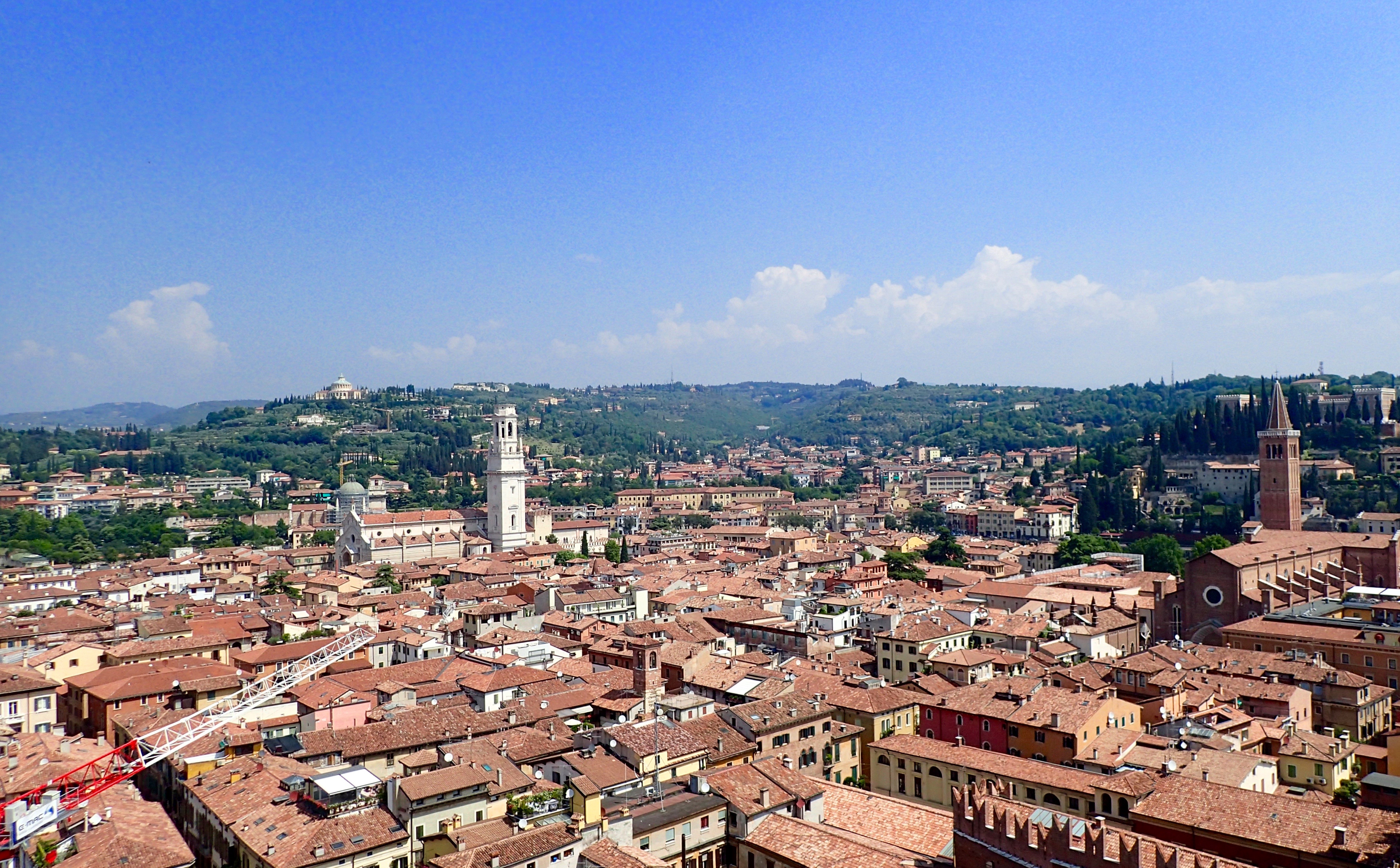 Utsikt från Torre dei Lamberti